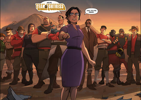 the entire tf2 cast